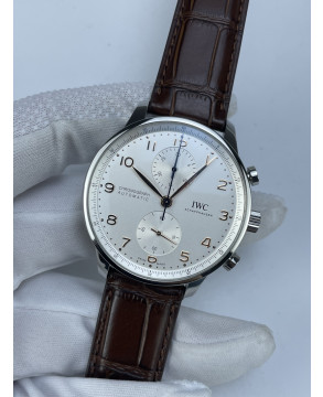 (준비완료/특급배송)NO.2531/ZF공장 V3 IWC IW3716 포루트기저 화이트다이얼 골드핸즈 가죽